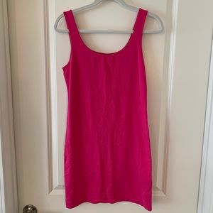 H&M Basics Hot Pink Dress
